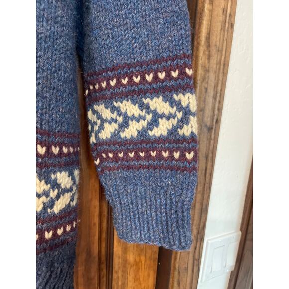 Vintage Winterhouses Newfoundland 100% Wool crewneck sweater XL - Picture 2 of 5